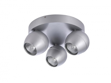 Spots Tizia Designspot Zilver Rond by Mylamp 3L